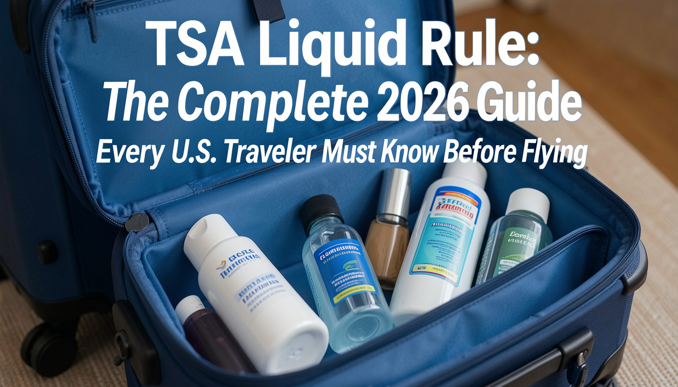 TSA Liquid Rule: The Complete 2026 Guide Every U.S. Traveler Must Know Before Flying