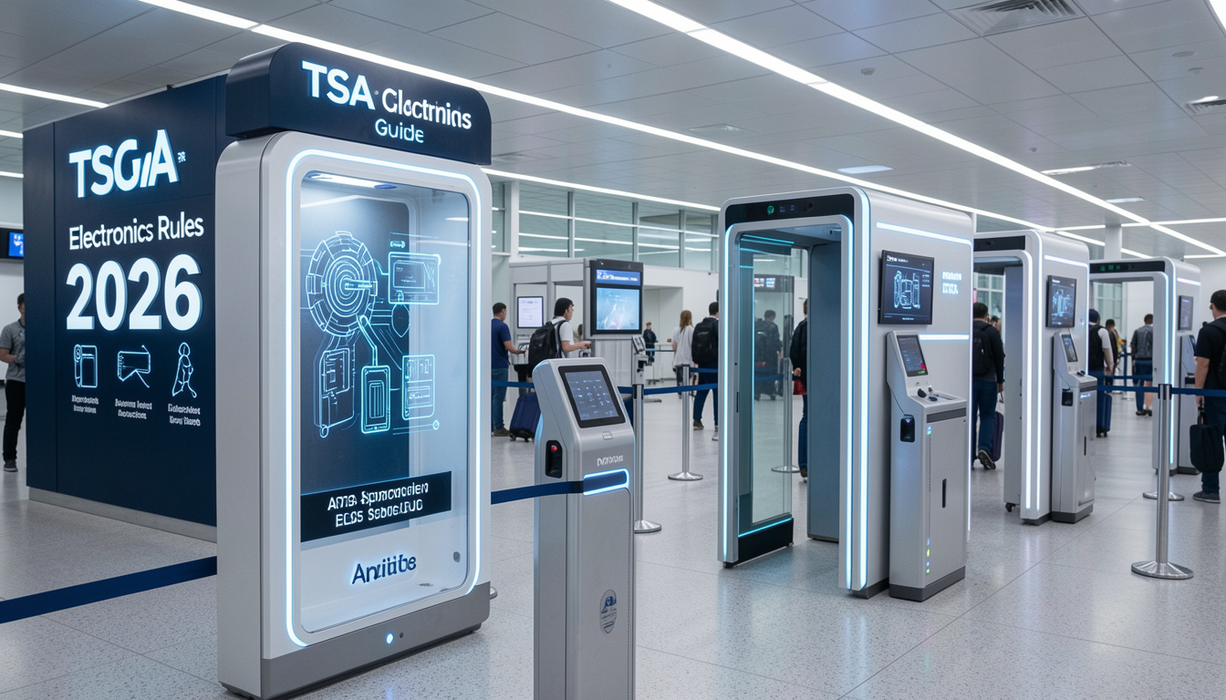TSA Electronics Rules (2026 Guide): What You Can Bring Through Airport Security Without Problems