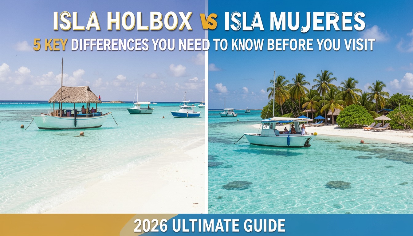 Isla Holbox vs Isla Mujeres, Mexico: 5 Key Differences You Need To Know Before You Visit (2026 Ultimate Guide)