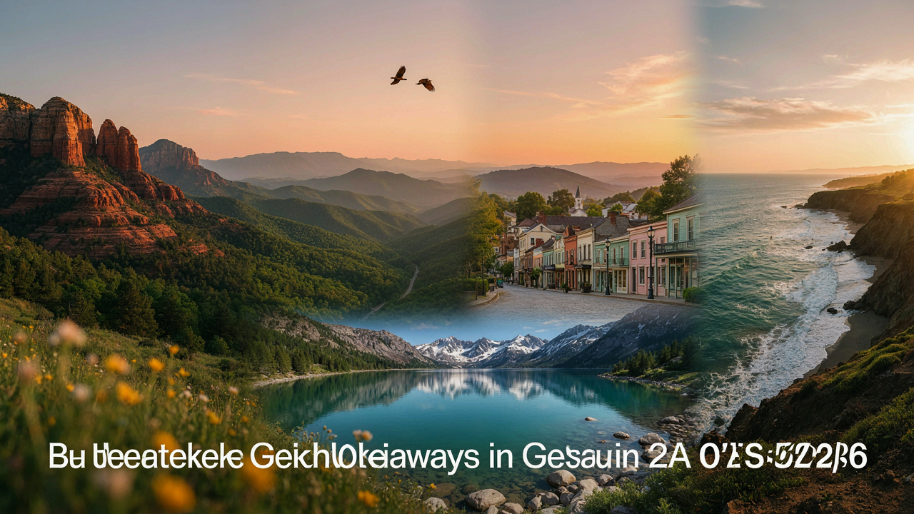 Best Weekend Getaways in USA 2026: 15 Amazing Trips for an Unforgettable Escape