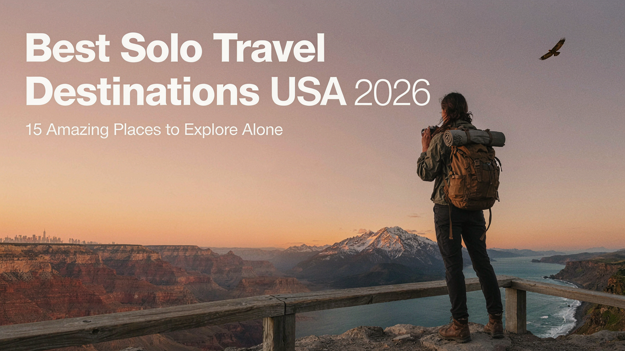 Best Solo Travel Destinations USA 2026: 15 Amazing Places to Explore Alone