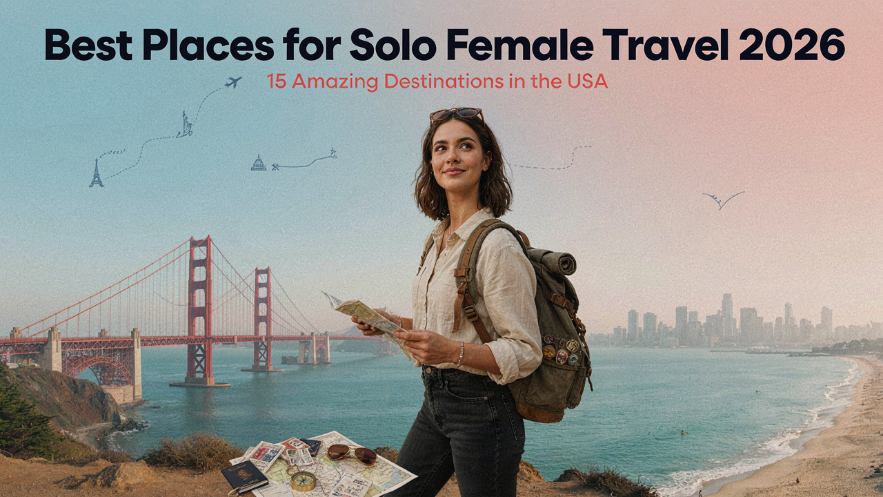Best Places for Solo Female Travel 2026: 15 Amazing Destinations in the USA